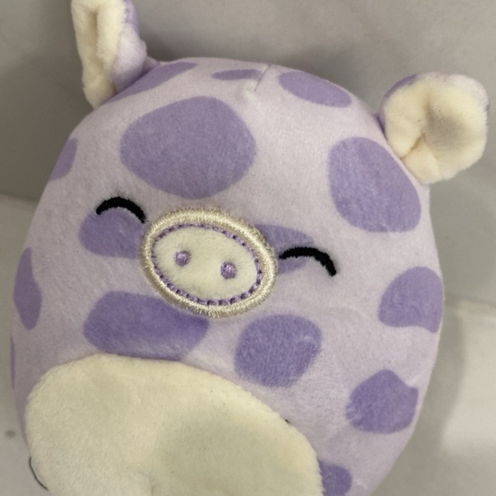Squishmallows Pammy 4 Purple Pig Capsule included - Picture 2 of 4